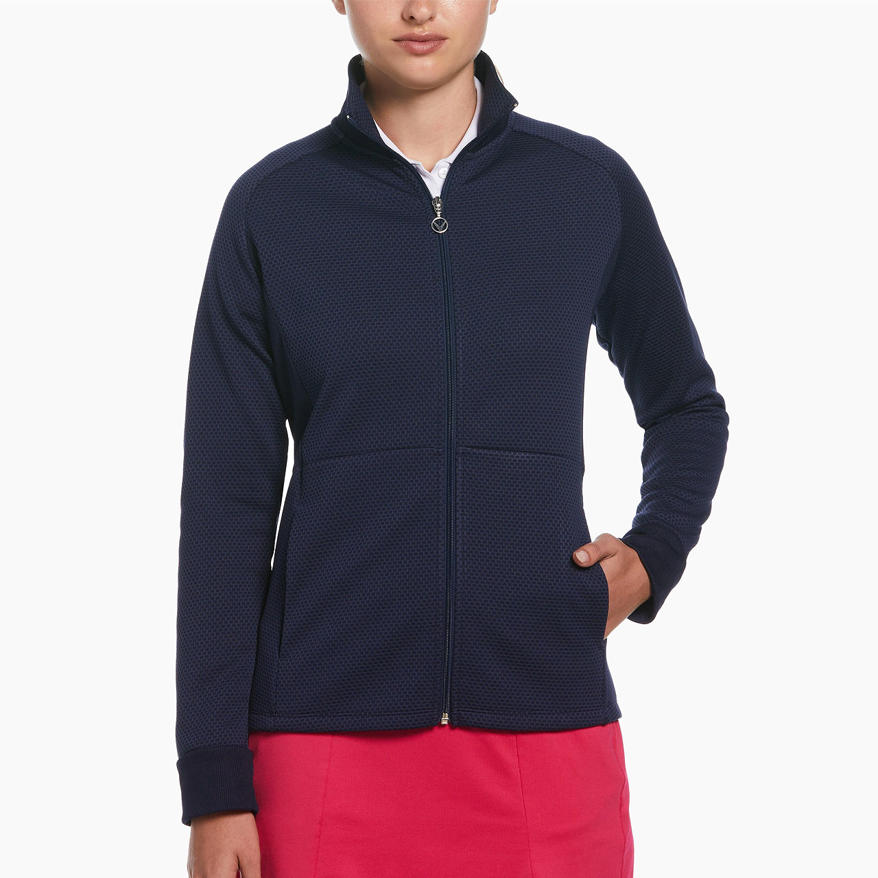 マッキントッシュ　ゴルフウェア Callaway Hexagon Heather Fleece Golf Jacket