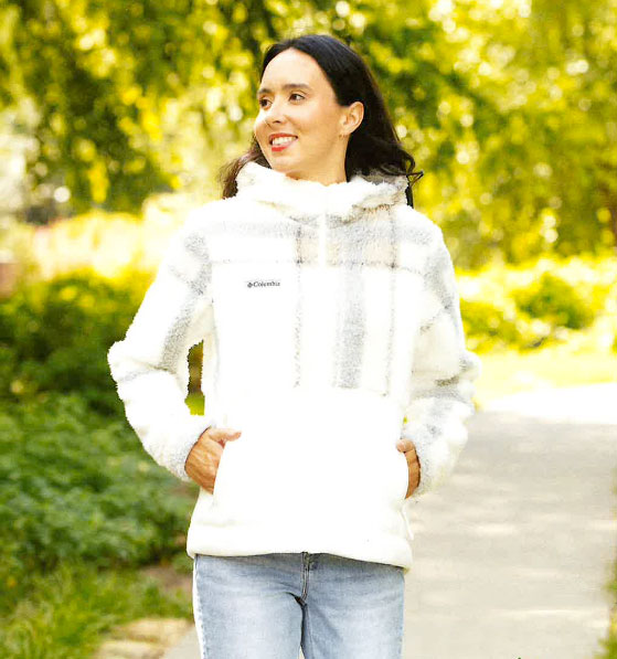 Columbia Winter Pass Sherpa Hooded Jacket for Women | Cozy Golf Layer