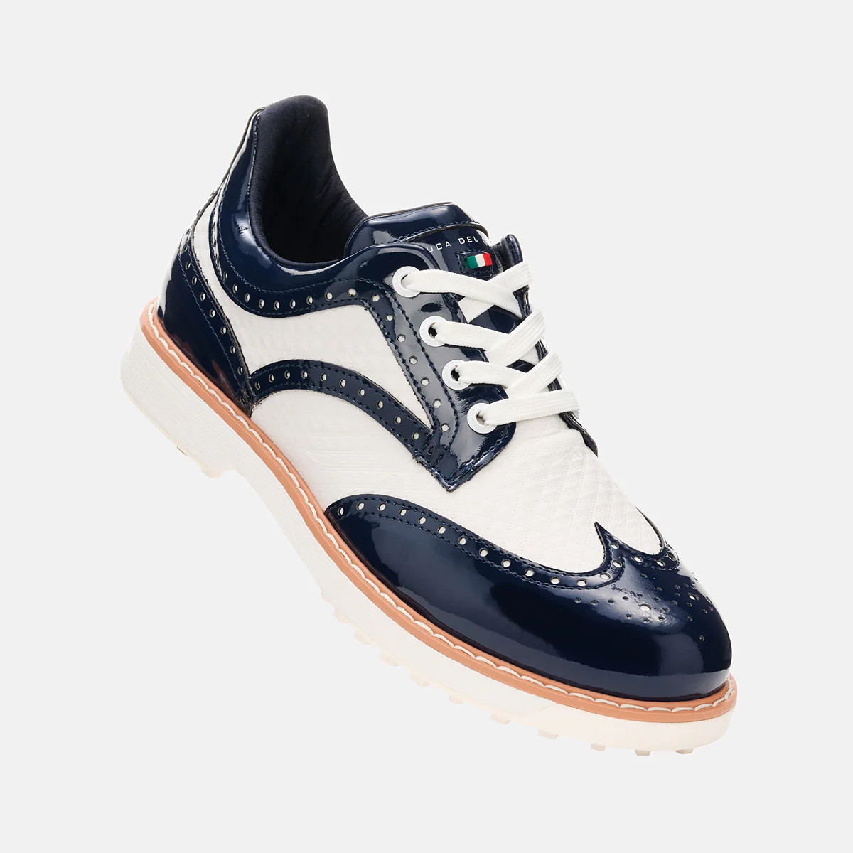 (新品未使用)ゴルフシューズ DUCA DEL COSMA Duca del Cosma Lazio Navy Golf Shoe | Waterproof