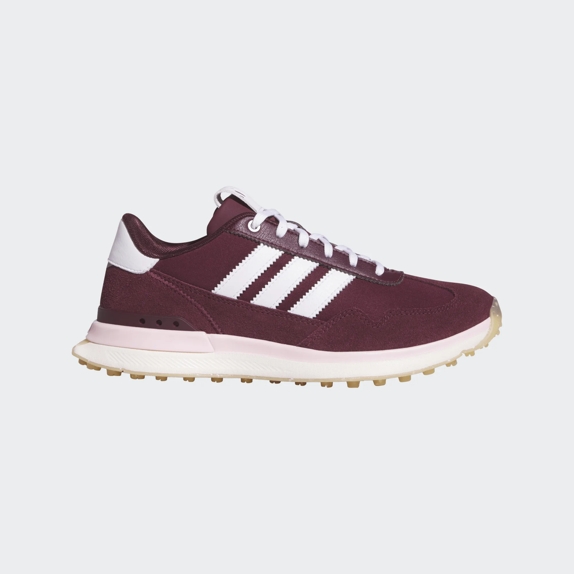 その他 mine adidas S2G 26 Textile Spikeless Golf Shoes | Maroon/Pink