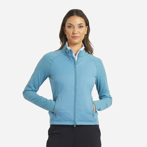 Women's Windproof Golf Jacket with Temperature Regulating Tech