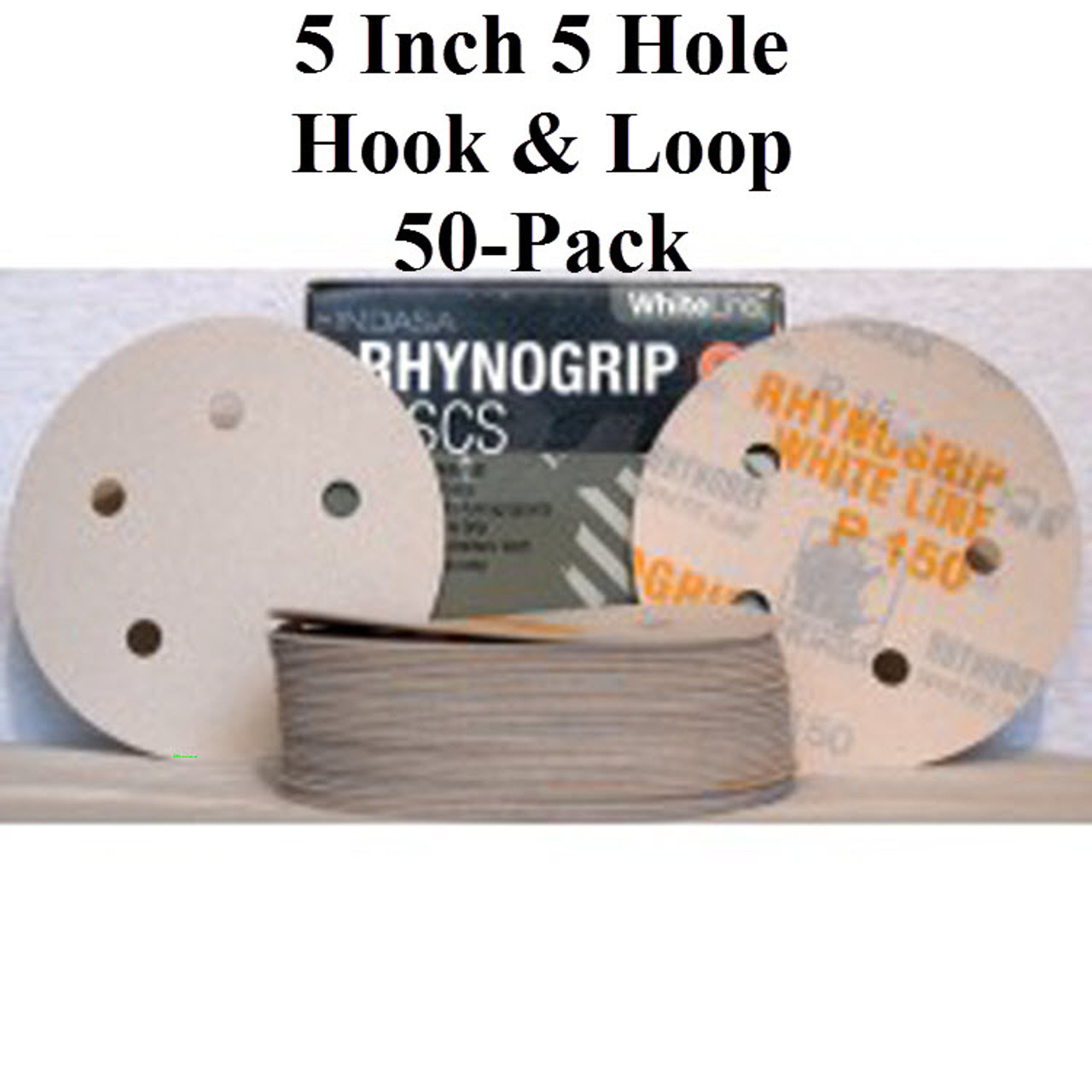 5 inch hook and loop