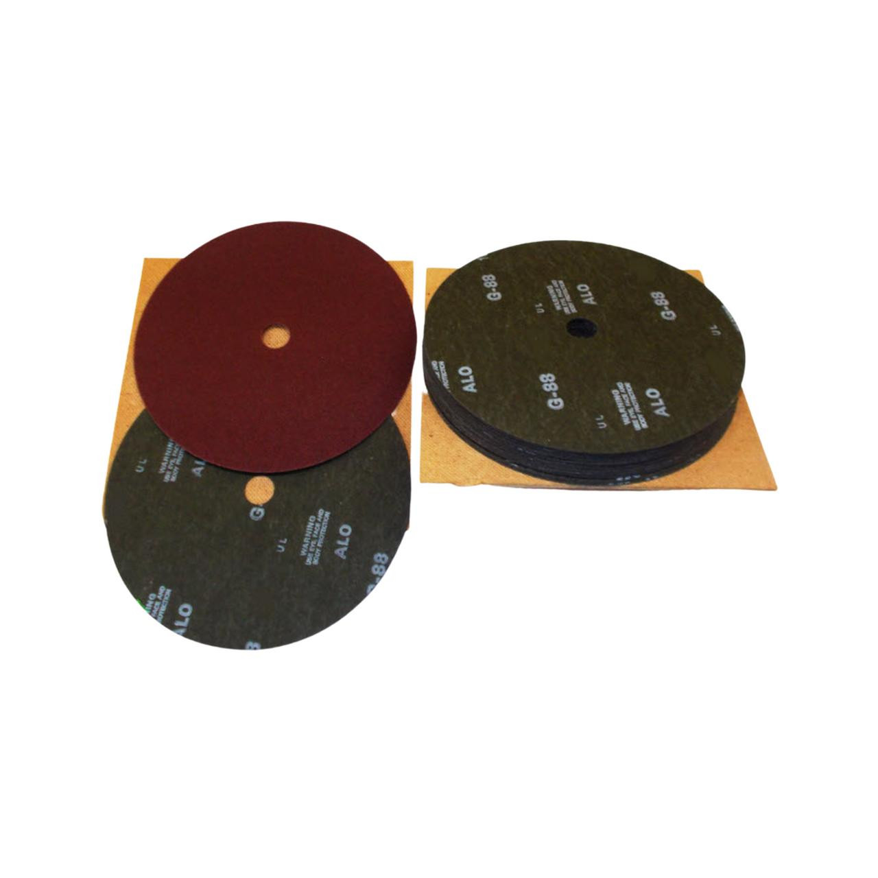 9 Inch Aluminum Oxide Resin Fibre Discs 25-Pack | 2SAND