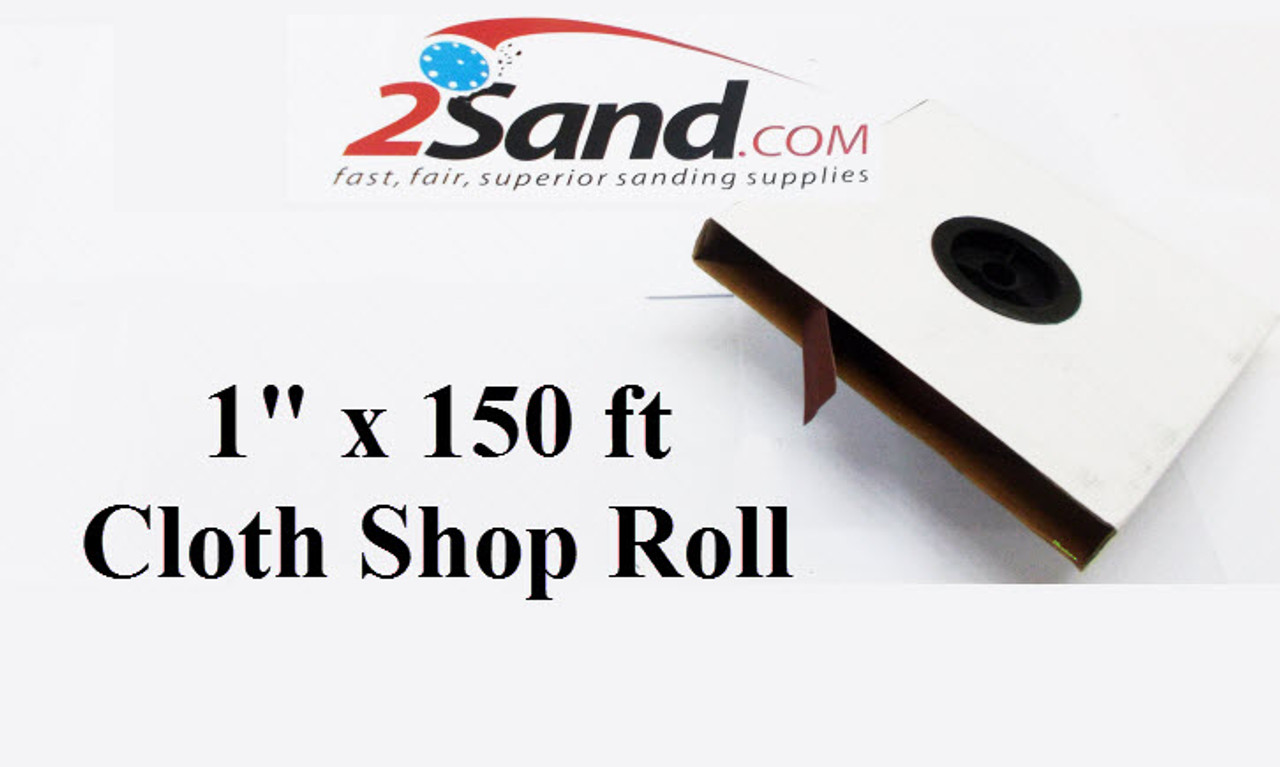 1 In X 50 Yard 150 Ft Cloth Shop Rolls Sandpaper Rolls