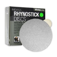 INDASA Indasa RhynoStick 5 inch Solid White Line PSA Self-Adhesive Sanding Discs 