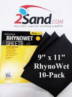 RhynoWet 9x11 Waterproof Sandpaper 10-Pack