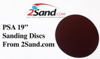  2SAND 19" PSA Aluminum Oxide Sanding Discs 10-pack 