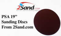 2SAND 19" PSA Aluminum Oxide Sanding Discs 10-pack