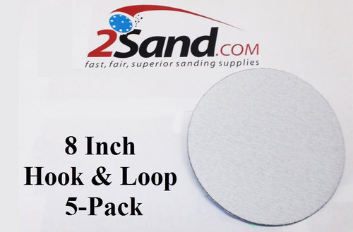  2SAND Sanding Discs Hook & Loop 8 inch 5-Pack 