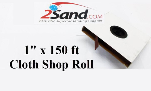  2SAND 1 in. x 50 Yard (150 ft) Cloth Shop Rolls 
