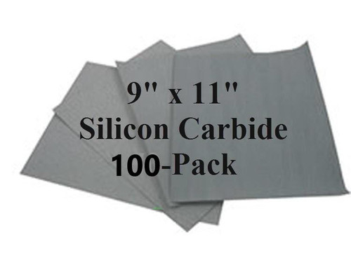  2SAND 9x11 inch Silicon Carbide No-Load Finishing Paper 100-Pack 