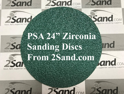 2SAND 24" PSA Zirconia Sanding Discs 10-pack