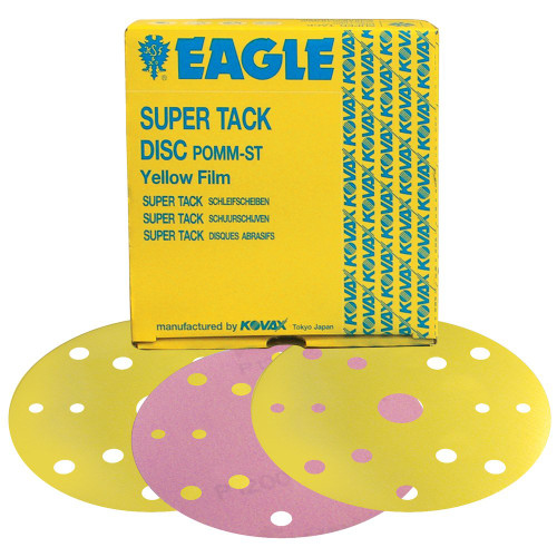 Eagle Yellow-Film 6 inch Super-Tack Discs (15 Holes)