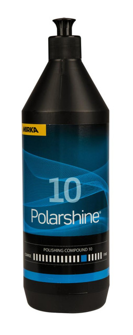 Mirka Abrasives and Tools Mirka Polarshine 10 Medium Coarse Polishing Compound 1 Liter PC10-1L 