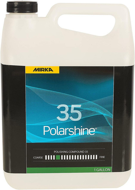 Mirka Abrasives and Tools Mirka POLARSHINE 35 Coarse Polishing Compound 5 Liter - 1/Pkg 