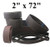  2SAND 2" x 72" Aluminum Oxide Sanding Belts 