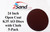  2SAND Open Coat Sanding Discs 24 Inch AO 5-Pack X wt Cloth 