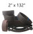 2SAND 2" x 132" J weight Metal Polishing Belts - 6/Pack