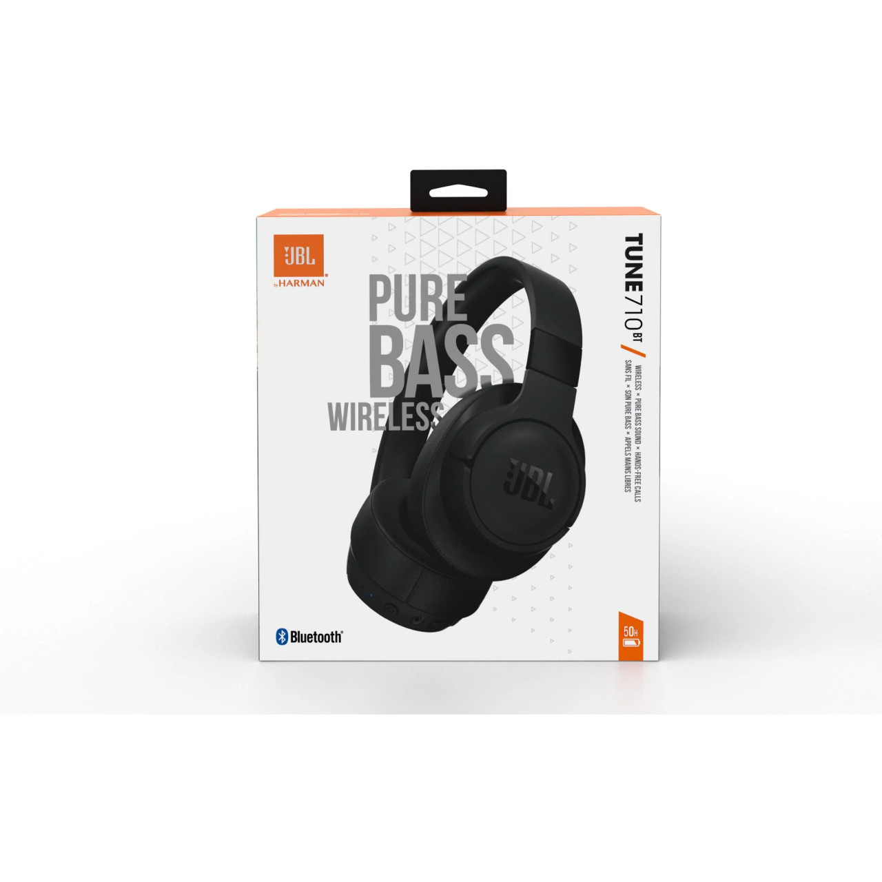 JBL TUNE 710 Wireless Over-Ear Headphones (Black)