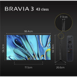 Sony 55" BRAVIA 3 4K HDR LED Google TV