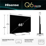 Hisense 65" Q6QNZ 4K QLED Smart TV