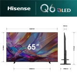 Hisense 65" Q6SNZ 4K Hi-QLED Smart TV [2026]