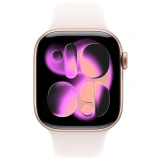 Apple Watch Series 11 42mm Rose Gold Aluminium Case GPS Sport Band (S/M) [Light Blush]