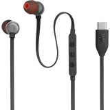 JBL Tune 310C USB-C Wired In-ear Headphones (Black)