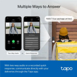 TP-Link Tapo 2K Wireless Video Doorbell with Hub