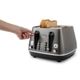 De'Longhi Distinta 4-Slice Toaster (Titanium)