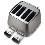 De'Longhi Distinta 4-Slice Toaster (Titanium)