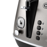 De'Longhi Distinta 4-Slice Toaster (Titanium)