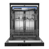 Parmco 600mm Freestanding Dishwasher, LED Display, Black  DW6BL