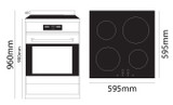 Parmco Freestanding Stove, 600mm, Stainless Steel, Induction FS600SI Parmco Freestanding Stove, 600mm, Stainless Steel, Induction FS600SI