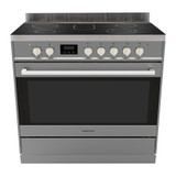 Parmco Freestanding Stove, 900mm Stainless Ceramic FS900SC Parmco Freestanding Stove, 900mm Stainless Ceramic FS900SC