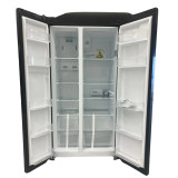 Midea 584L Side By Side Fridge Freezer Black Glass MDRS710SBF22AP