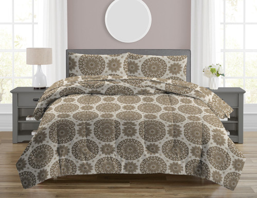 FINLEE - 3 PCE COMFORTER SET  MULTI KING