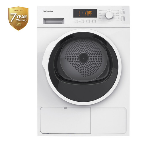 Parmco 8KG Dryer, Heat Pump, White DR8WHP