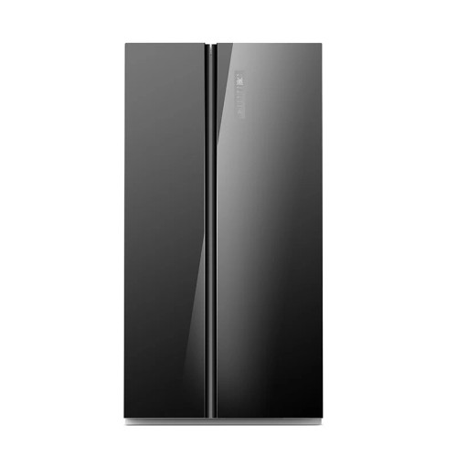 Midea 584L Side By Side Fridge Freezer Black Glass MDRS710SBF22AP