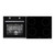 Parmco Pack PPB10I02 - 600mm 10 Function Black Oven and 600mm 4 Element Black Induction Cooktop