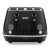 De'Longhi Distinta Moments 4 Slice Toaster (Sunset Black)