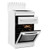 Parmco 540mm Freestanding Stove, Ceramic, White FS54CER
