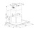 Rangehood Box 600mm, Glass, 1000M3H