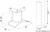 Parmco 900mm Canopy, Curved Glass, LED T4-11GLA-9L Parmco 900mm Canopy, Curved Glass, LED T4-11GLA-9L