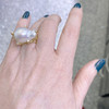 South Sea Pearl Diamond Atlantis Ring  AAA