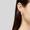 Akoya Pearl & Diamond Paper Clip Earrings