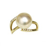 South Sea Pearl & Diamond Adore Ring Champagne