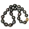 Tahitian Drop Pearl Necklace  18 - 16 mm  AA