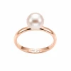 Akoya  Pearl Solitaire Ring
