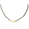 Akoya Pearl & Citrine Necklace AAA Flawless